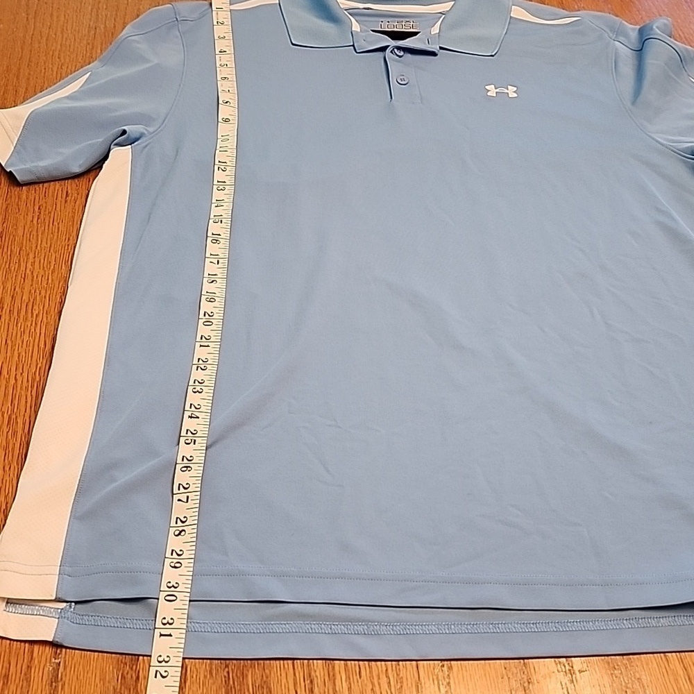 Under Armour Men's Blue Polo Shirt - Picture 8 of 11